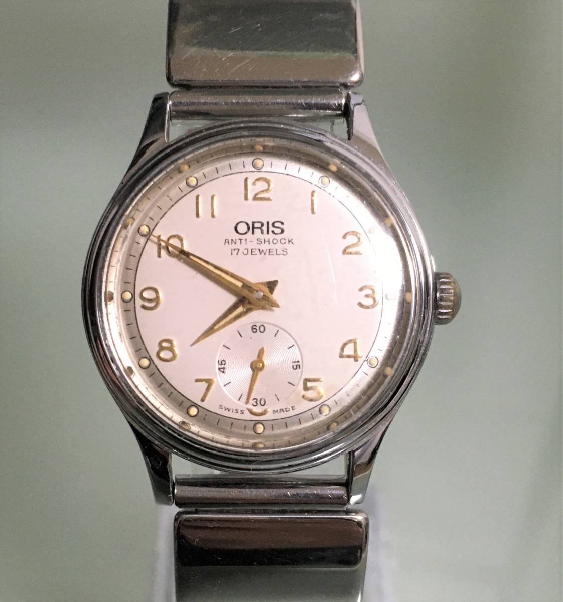 ☆稼動品☆ORIS オリス☆スモールセコンド☆ANTI-SHOCK☆手巻き☆