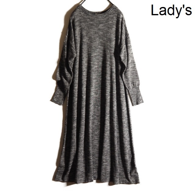 J7283a1 □IENA イエナ□ 新品 12GG ワイドフレアワンピース ブラック  