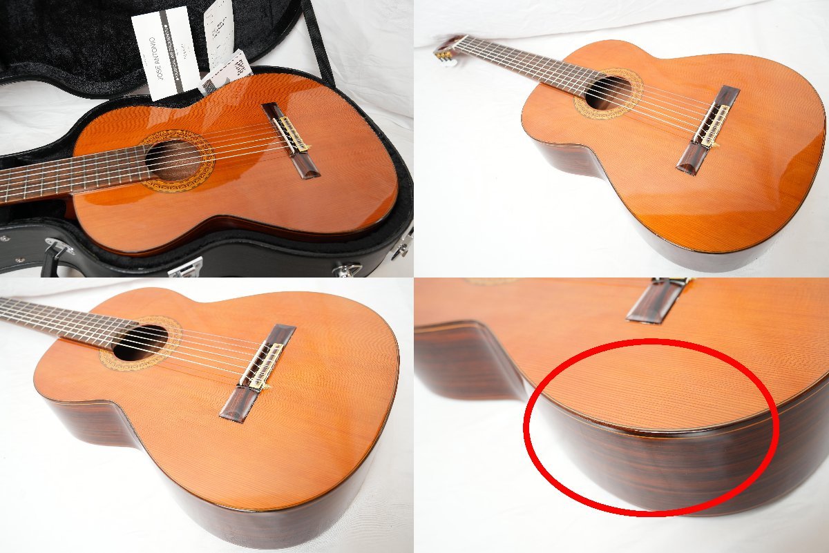 ☆JOSE ANTONIO☆8C スペイン製 クラシックギター 塗装白濁現状品 ホセ 