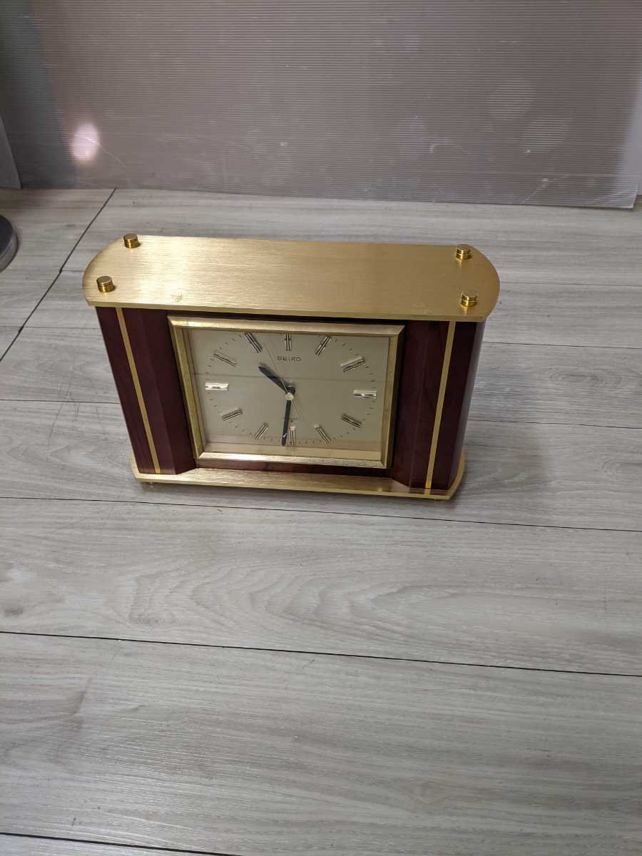 SEIKO セイコー/QW454B/置時計/昭和レトロ 