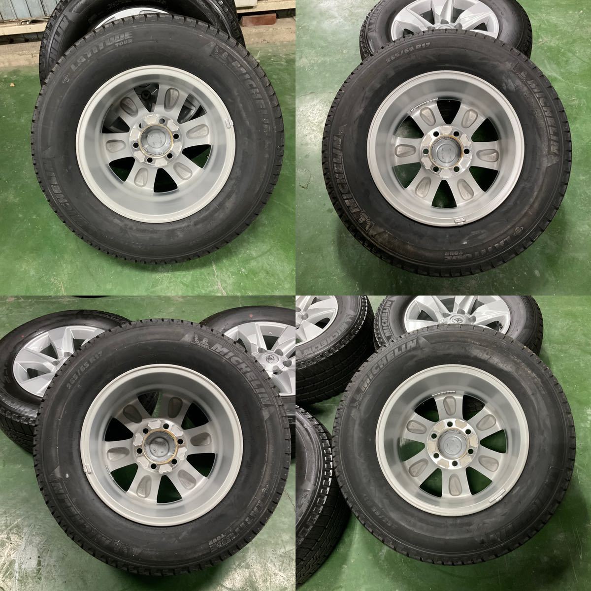 トヨタ純正 150ランクル プラド 17インチ タイヤホイール 225/65R17 