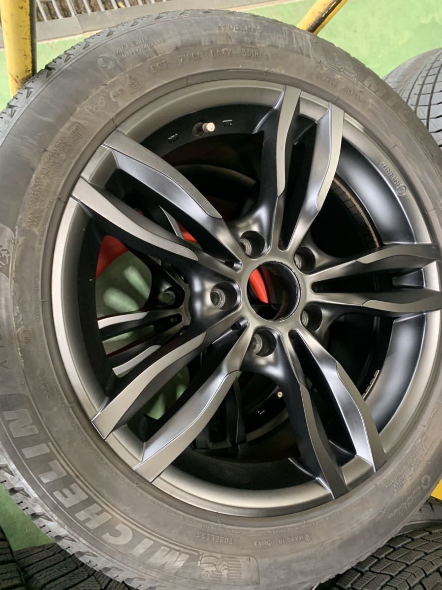 BMW F30 Michelin X-ICE3＋ 225/50r17 4本 MAKホイール(スタッドレスタイヤ)｜売買されたオークション情報、yahooの商品情報をアーカイブ公開 - オークファン 5穴