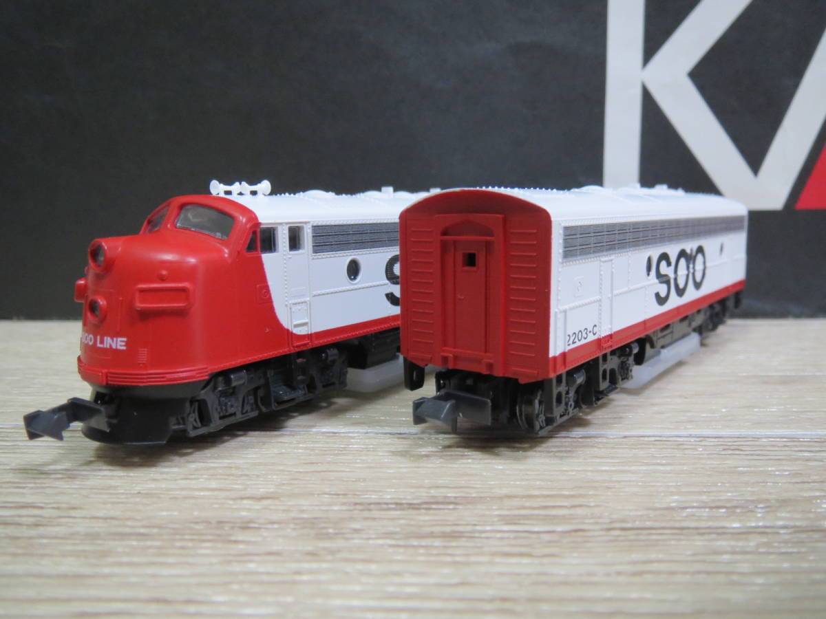 お得，人気セール KATO 106-0403 F7 A+B LOCOMOTIVE SET SOO LINE(外国車輌)｜売買されたオークション情報、yahooの商品情報をアーカイブ公開 - オークファン 外国車輌