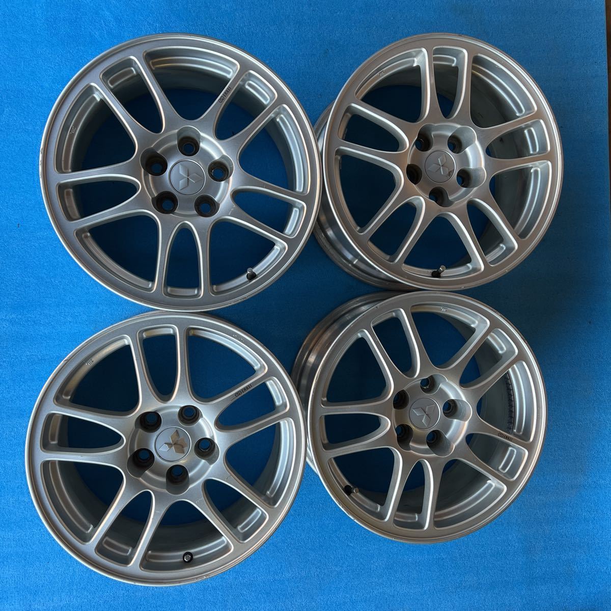 ランサーエボリューションⅧ 純正ホイール17×8J+38 PCD 114.3 5H 4本