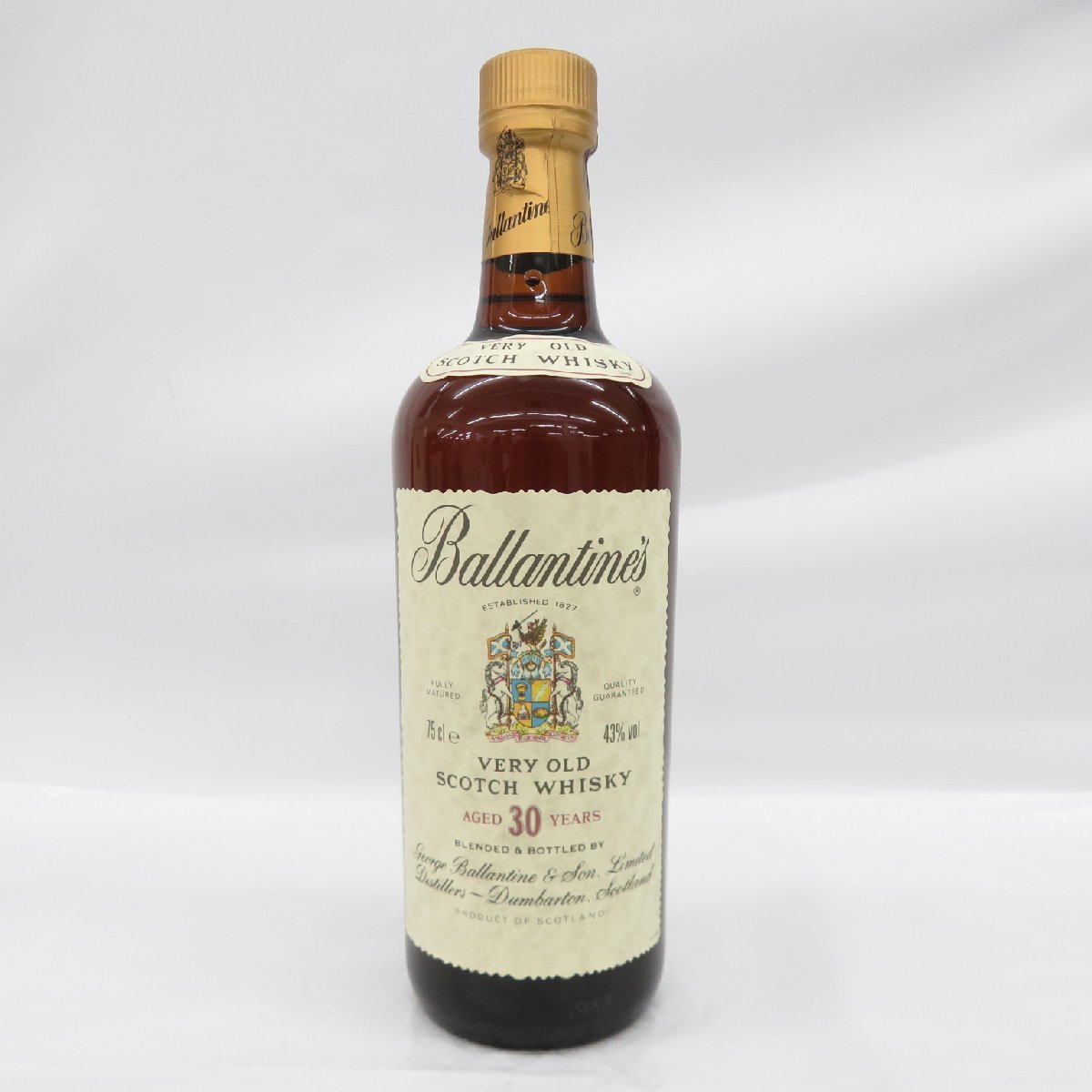 未開栓】Ballantine's バランタイン 30年 ベリーオールド 金キャップ