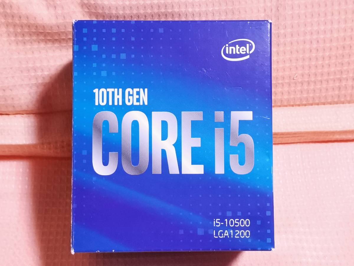 Core i5 10500 BOX 6コア 3.1GHz/4.5GHz TDP65W LGA1200