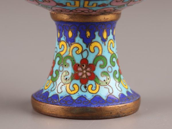 中国古玩 唐物 古七宝 七宝焼 花瓶 一対 細密細工 時代物 極上品 初だし品
