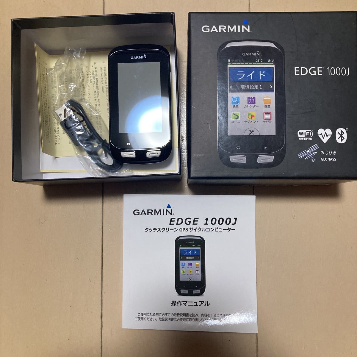 1000J GARMIN Edge ガーミン EDGE1000J サイクルコンピューター 日本 