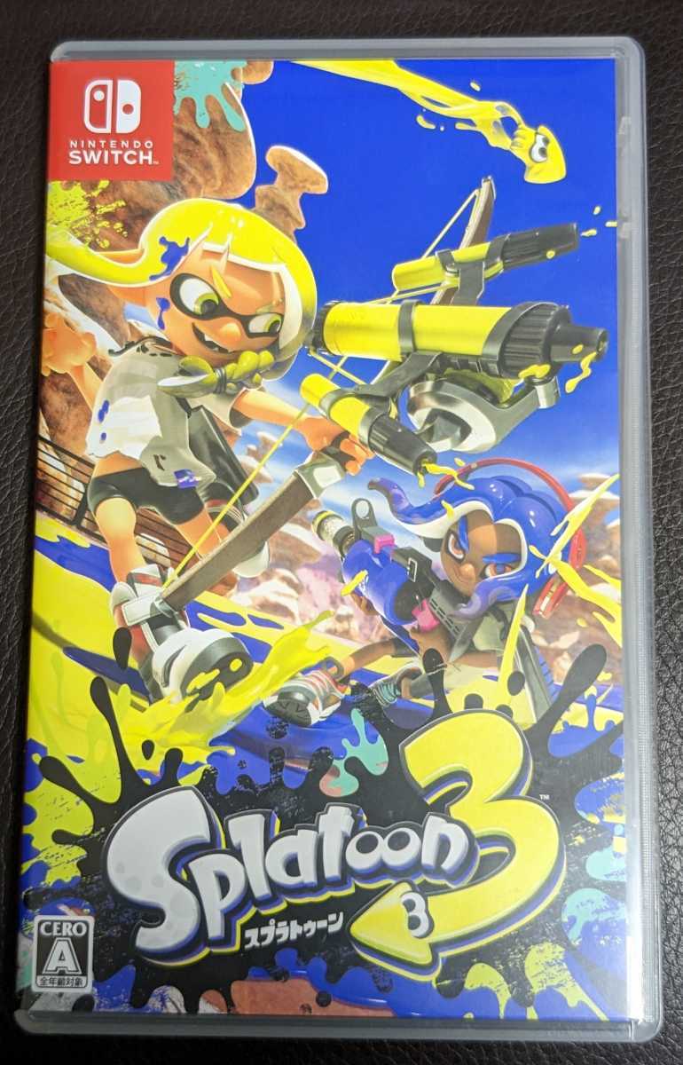 新作入荷，最新作 スプラトゥーン3 ニンテンドースイッチ ソフト Nintendo Switch 任天堂 スプラ3(ニンテンドースイッチソフト)｜売買されたオークション情報、yahooの商品情報をアーカイブ公開 - オークファン ニンテンドースイッチソフト