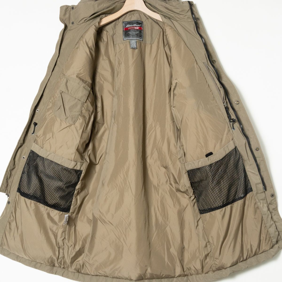 Edie Bauer エディバウアー ダウンコート ベージュ S ナイロン フェザー ブラウン WEATHEREDGE アウトドア 3i10e020 Eddie Bauer ベージュ 80年代 （エディー・バウアー）公式オンライン通販サイト-LIGHT サイズ:記載なし