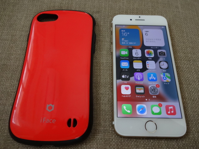 Phone 7 128GB RED SIMフリー バッテリー100% 赤 iPhone 7 Plus 128GB