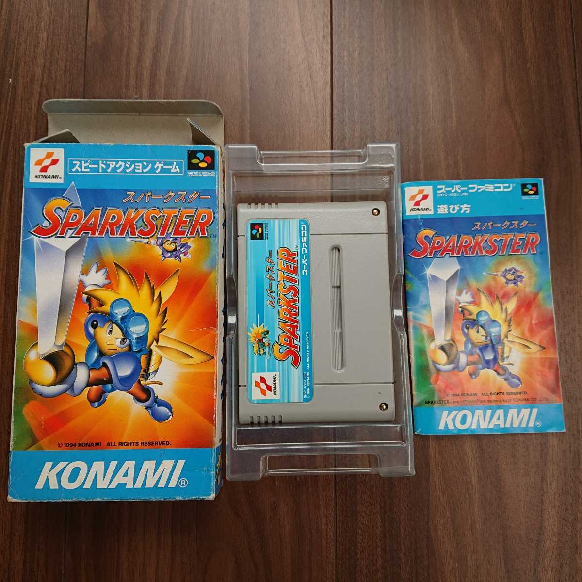 人気，限定SALE スパークスター スーパーファミコン レア コナミ カセット 任天堂 KONAMI SFC(アクション)｜売買されたオークション情報、yahooの商品情報をアーカイブ公開 - オークファン タイトル