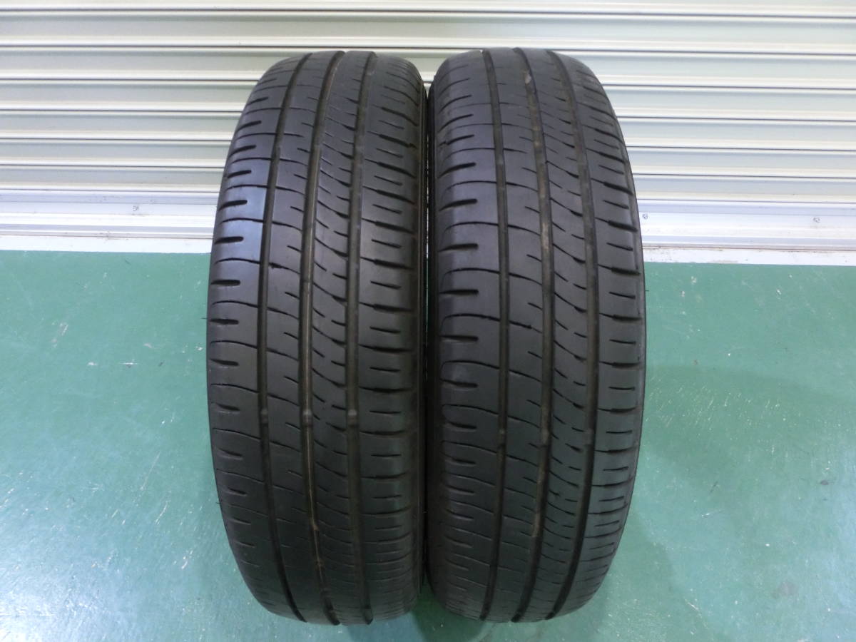 溝あり 美品 155/65R14 2本 DUNLOP ENASAVE EC204 送料安 2020年