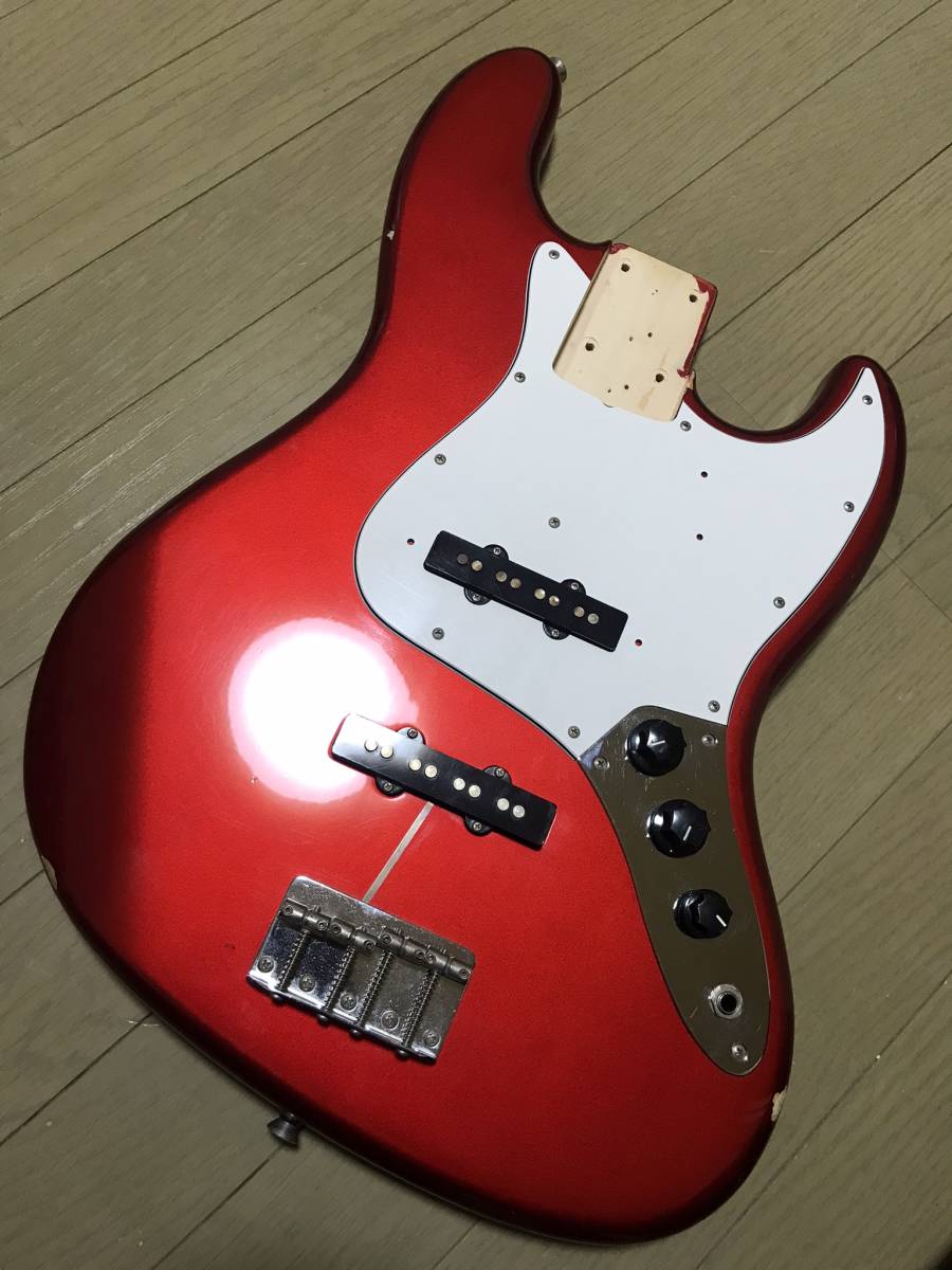 ジャンク】Fender Japan JAZZ BASS JB-62 ボディ（ピックアップ 