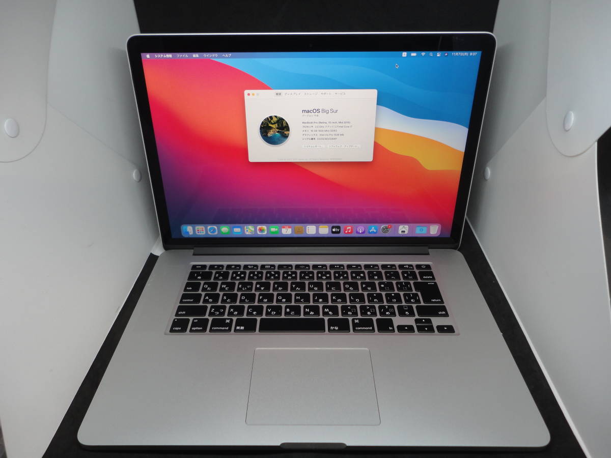 パソコン 品！。作動OK！。初期化済み「mac Book PRO 13インチ Model