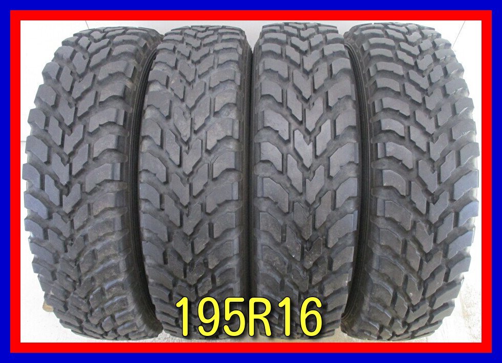 □中古タイヤ□ 195R16C 104/102Q 6PR TOYO TRANPATH M/T ジムニー 