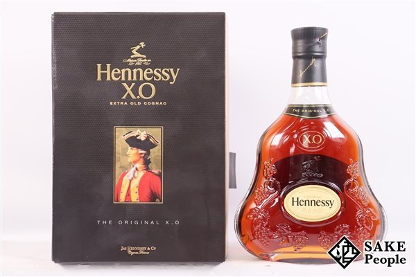 ◇注目! ヘネシー XO 黒キャップ 350ml 40% 箱 コニャック