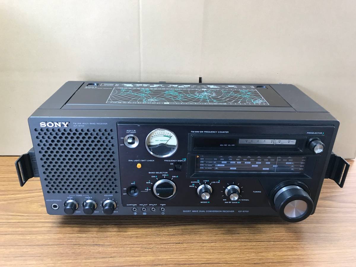 SONY ICF-6700 5バンド ラジオ FM/AM MULTI BAND RECEIVER ジャンク