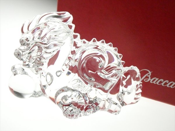 N55 Baccarat バカラ クリスタル ドラゴン 龍 フィギュリン オブジェ 飾物