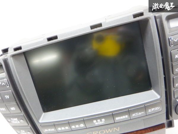 保証付 トヨタ 純正 GRS182 18系 クラウン ロイヤル 前期 HDDナビ CD