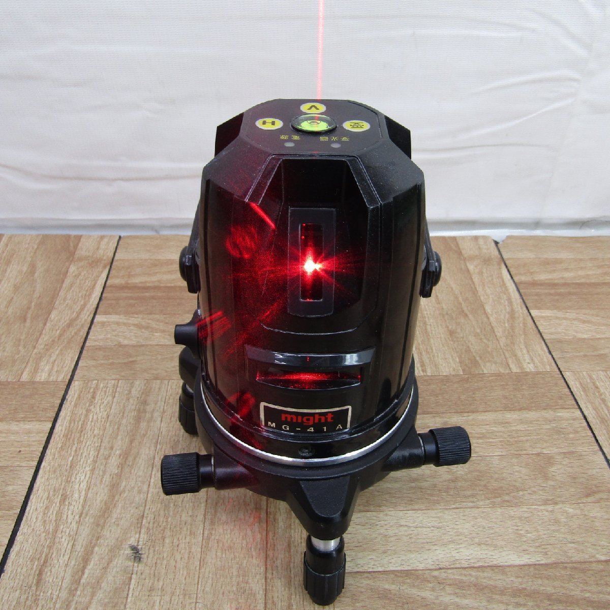 グリーンレーザー墨出し器 マイト工業 MGL-411GP 中古品 マイト工業