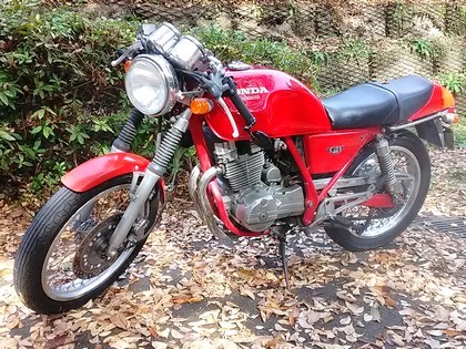 ホンダ GB250 Clubman☆モンツァレッドタンク・コンドルハンドル逆付け