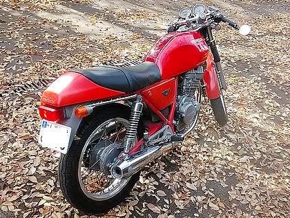 ホンダ GB250 Clubman☆モンツァレッドタンク・コンドルハンドル逆付け