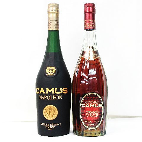  まとめ2本 未開栓 CAMUS NAPOLEON VIELLE RESERVE カミュ ヴィエイユ リザーブ GRAND VSOP グランド 700ml 40％ ブランデー 竹(カミュ)｜売買されたオークション情報、yahooの商品情報をアーカイブ公開 - オ コニャック