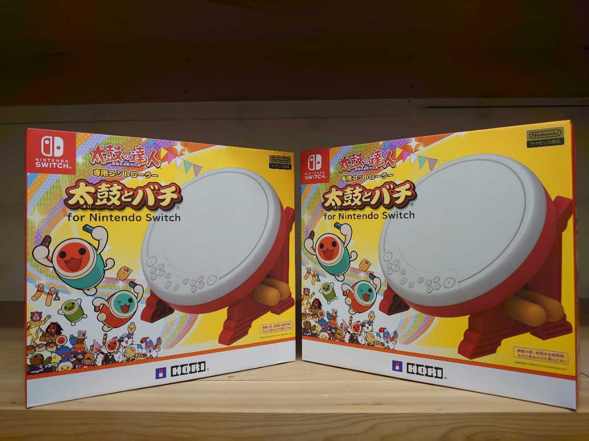 未使用品】2台セット HORI製 太鼓の達人専用コントローラー for
