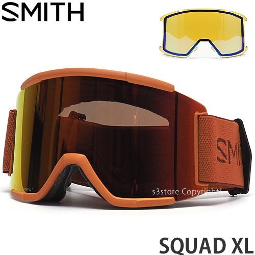 1円～ 22-23 SMITH SQUAD XL CARNELIAN CHROMAPOP EVERYDAY RED MIRROR