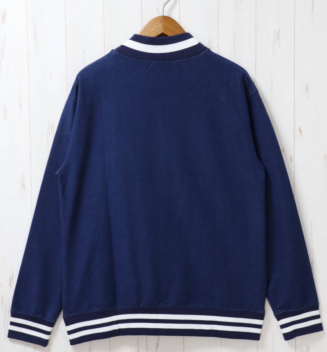 □定価12，980円 チャンピオン ゴルフ【M】モックネックシャツ紺