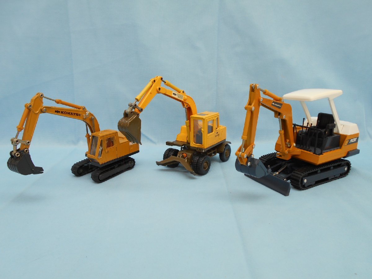 中古品 YONEZAWA TOYS KOMATSU ミニパワーショベル PC30/コマツ