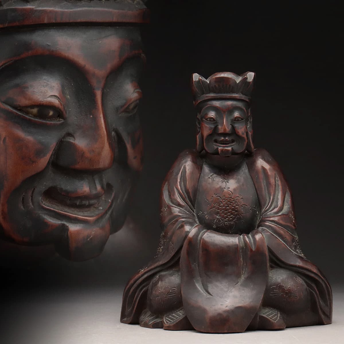 中国美術 時代 瑠璃 玉 台座 共箱 中国美術 時代 瑠璃 玉 台座 共箱