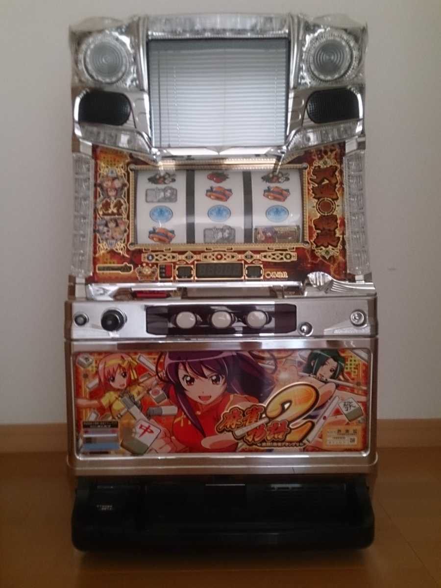☆動作〇☆ パチスロ 実機 麻雀物語2 激闘!麻雀グランプリ 白ロム 