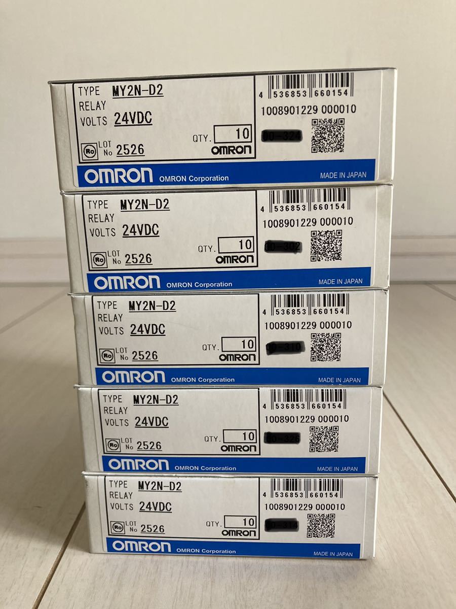  オムロン MY2N-D2 ミニパワーリレー DC24 1箱 10個 &times;5箱＝50個(その他)｜売買されたオークション情報、yahooの商品情報をアーカイブ公開 - オークファン その他