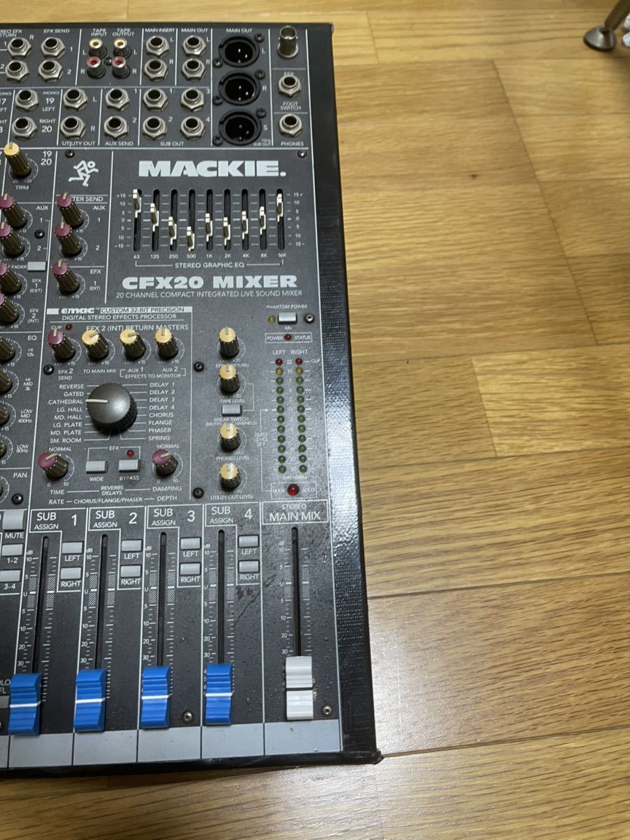 Mackie CFX20 MACKIE MKII MIXER 20チャンネル PAミキサー - CFX20