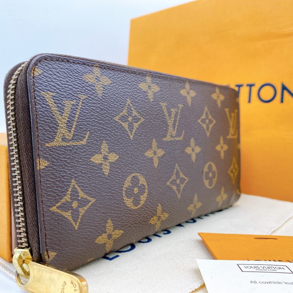 A995【極美品】LOUIS VUITTON ルイヴィトン モノグラム　ジッピーウォレット　ラウンドファスナー　長財布　ウォレット　M60017/CA4134