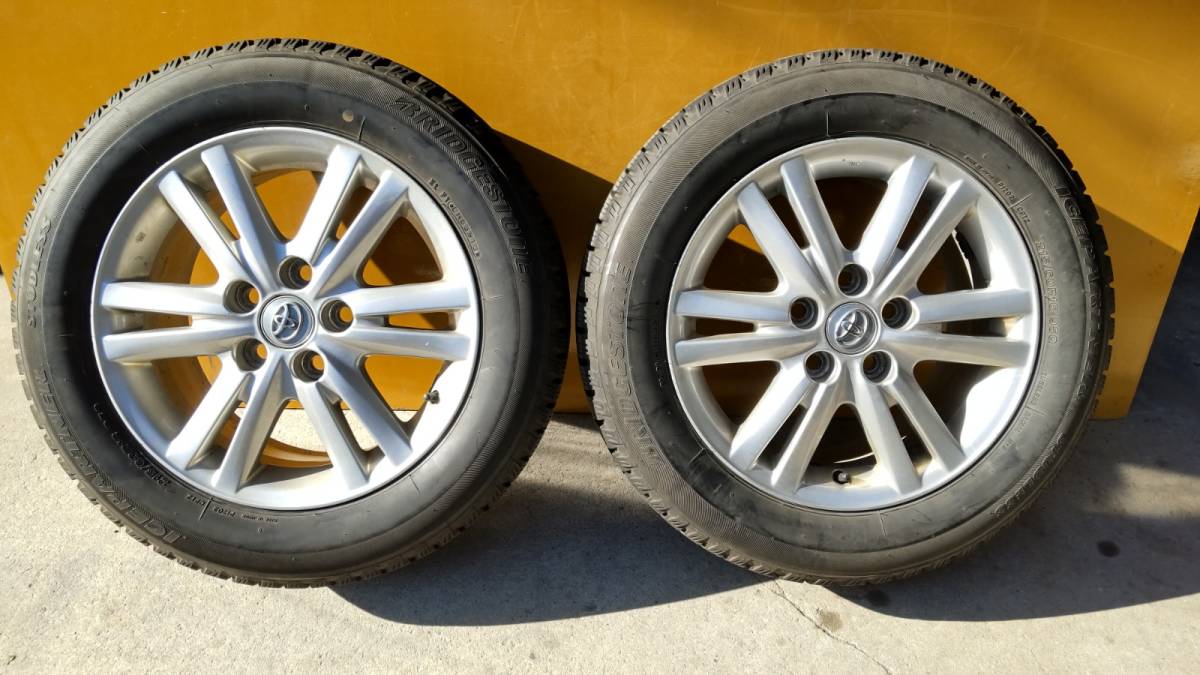 BS/ブリヂストン アイスパートナー 215/60R16 トヨタ純正 ホイール付スタッドレス4本セット