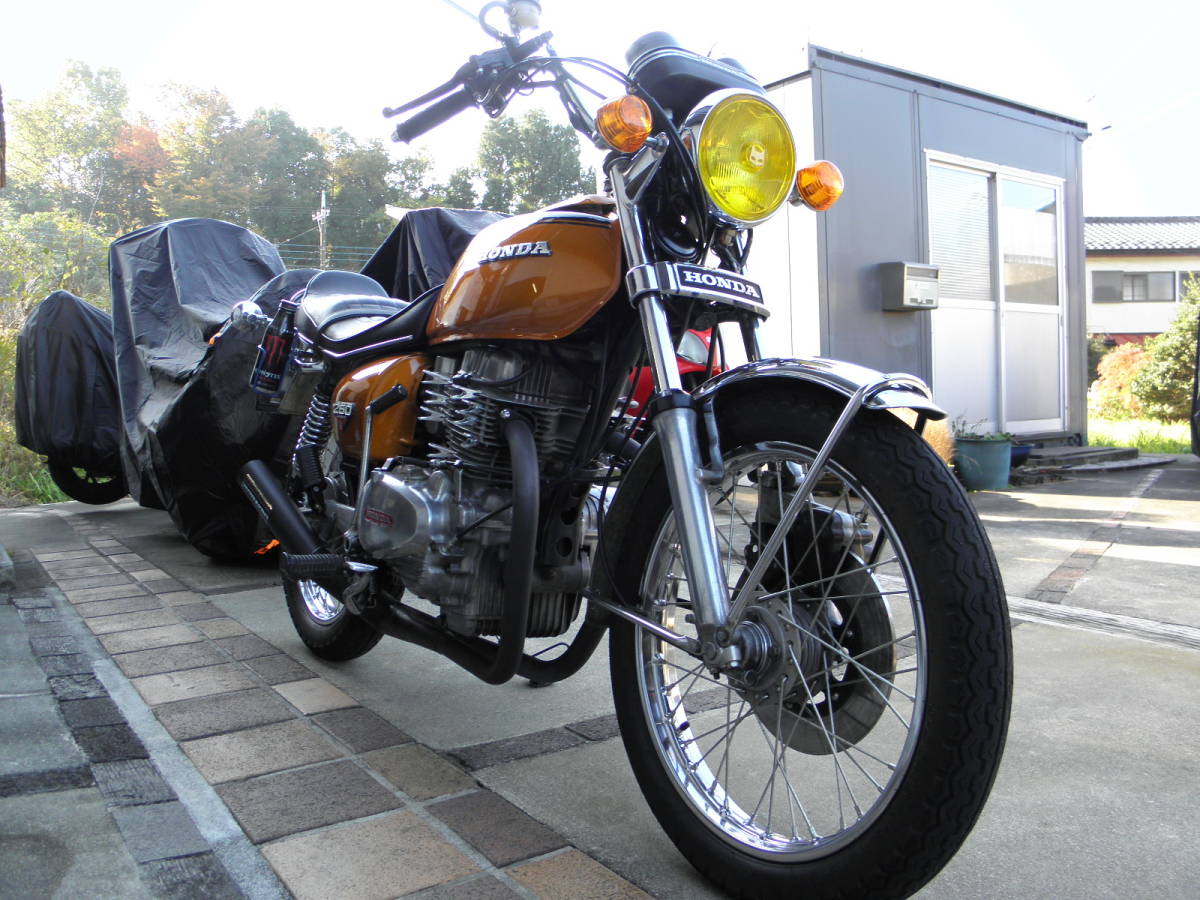レストアベース車両 ホンダ CB250T ホーク（逆車）保険5年5月まで  