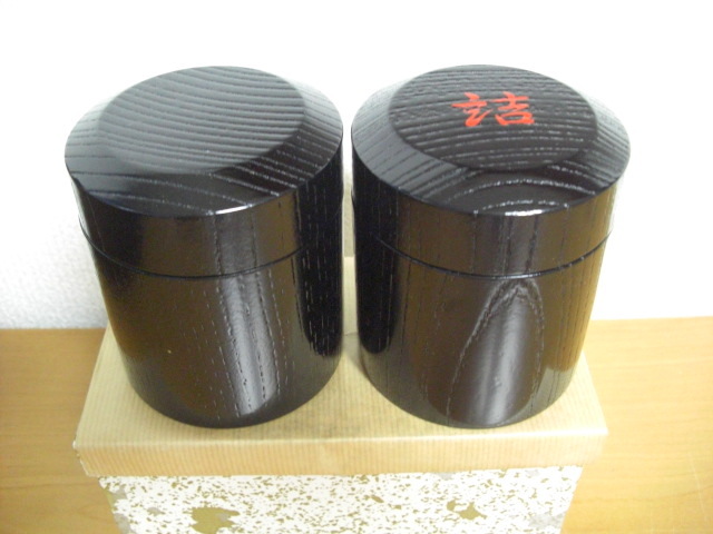 流】茶懐石道具 朱塗大国蒔絵煮物椀五客 TC164 煮物椀 懐石 輪島塗 図