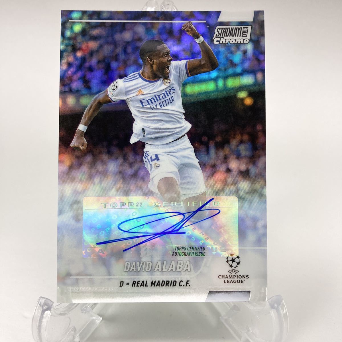 1円スタート 直筆サイン ダヴィド アラバ 2021-22 Topps Stadium Yahoo 