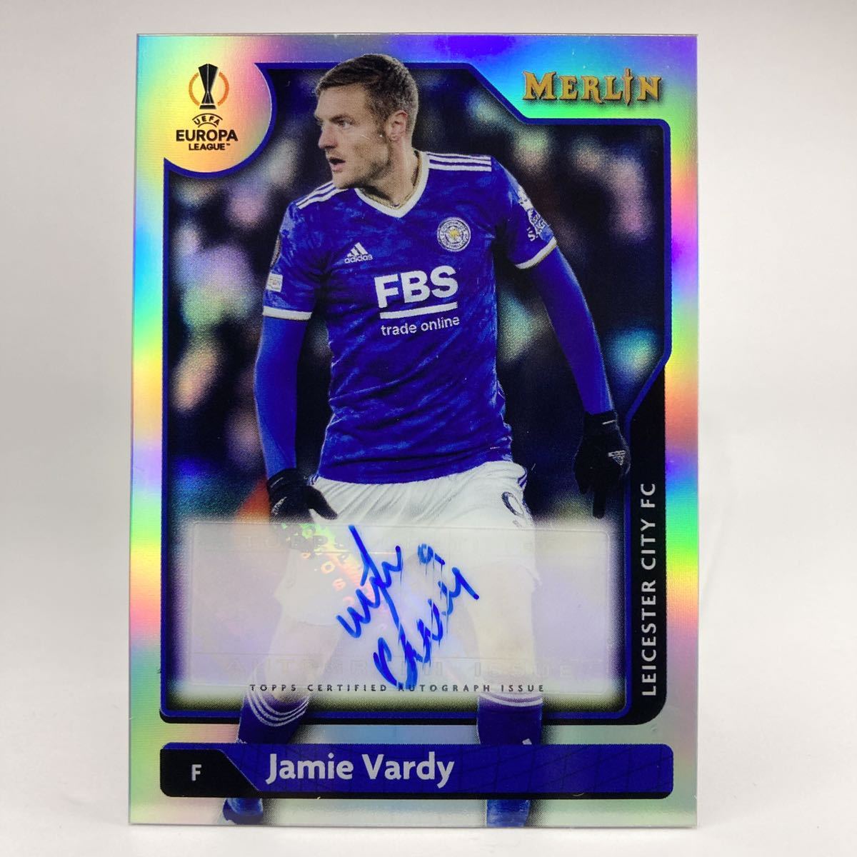 1円スタート☆直筆サイン☆ジェイミー・ヴァーディ☆ 2022 Topps 