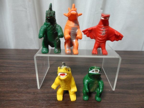 ガメラなど ソフビ ガメラ ガメラ、ギャオス、ギロンのレトロテイスト