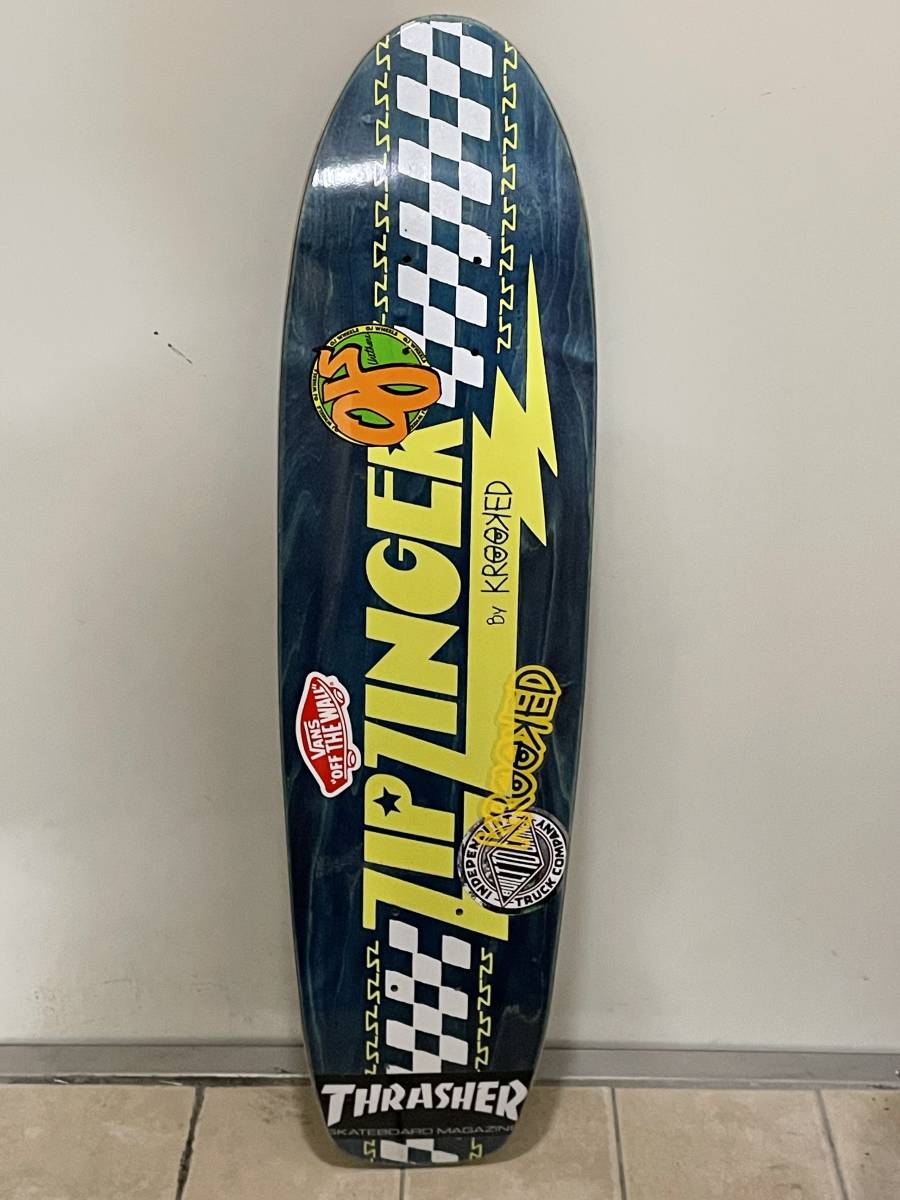 KROOKED ZIP ZINGER 7.75 クルキッド デッキ スケートボード スケボー