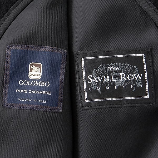 新品 サビルロウ イタリア製 COLOMBO 極上 ピュア カシミヤ ステン