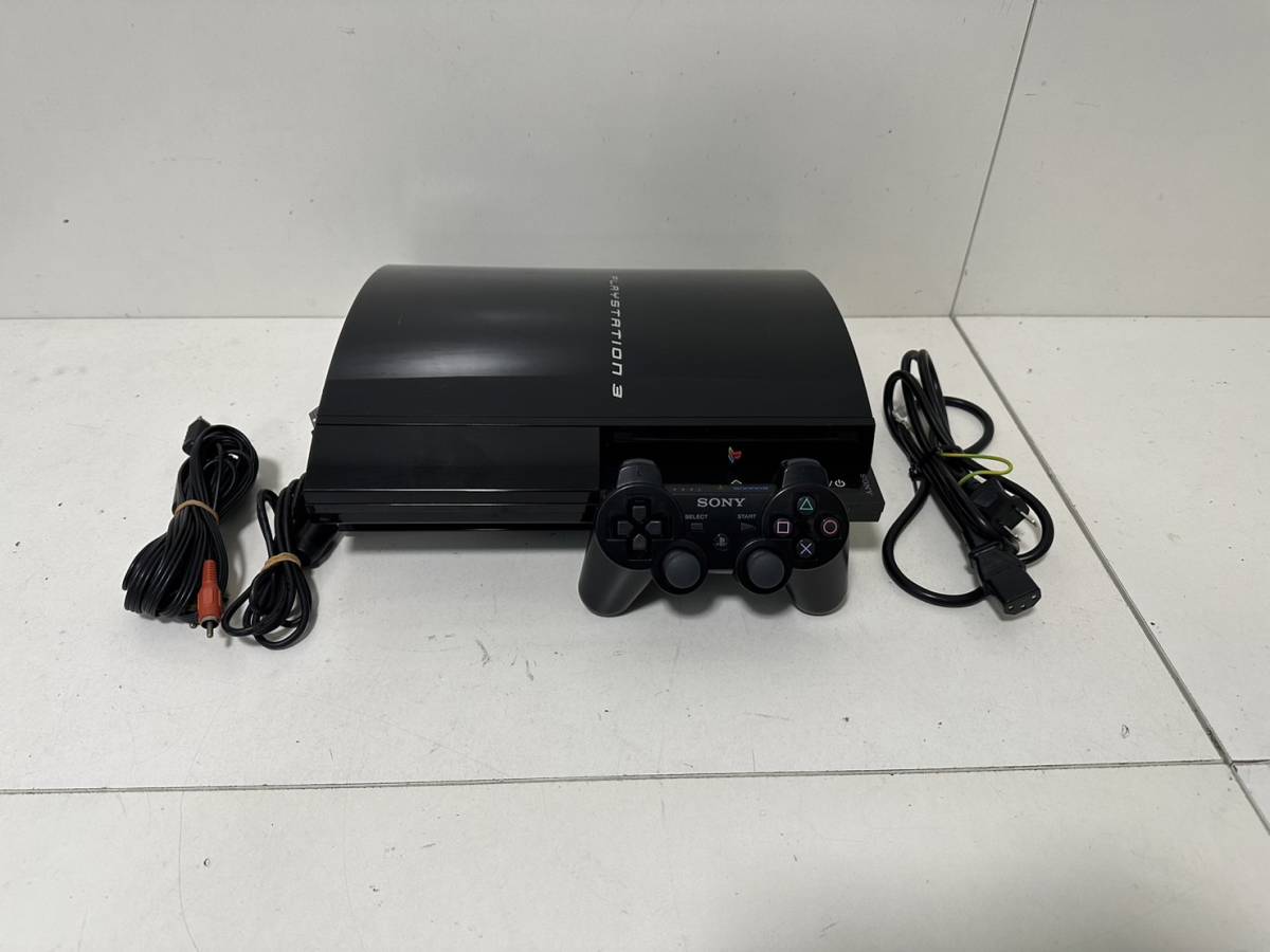 ☆1円～☆PS2動作OK☆ハイスペックPS3 本体セット【高容量HDD 120GBへ 