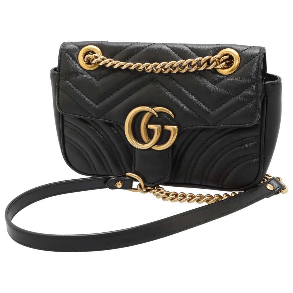 GGマーモント キルティング グッチ GUCCI スモール チェーンショルダー 