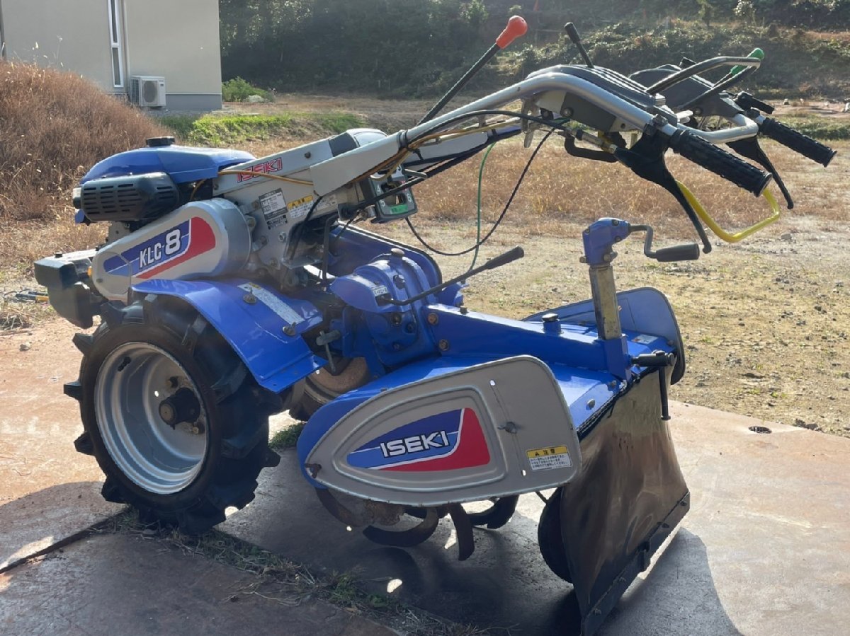 簡単に動作確認済み☆イセキ KLC8 ガソリンエンジン耕運機 KLC8-RV12 