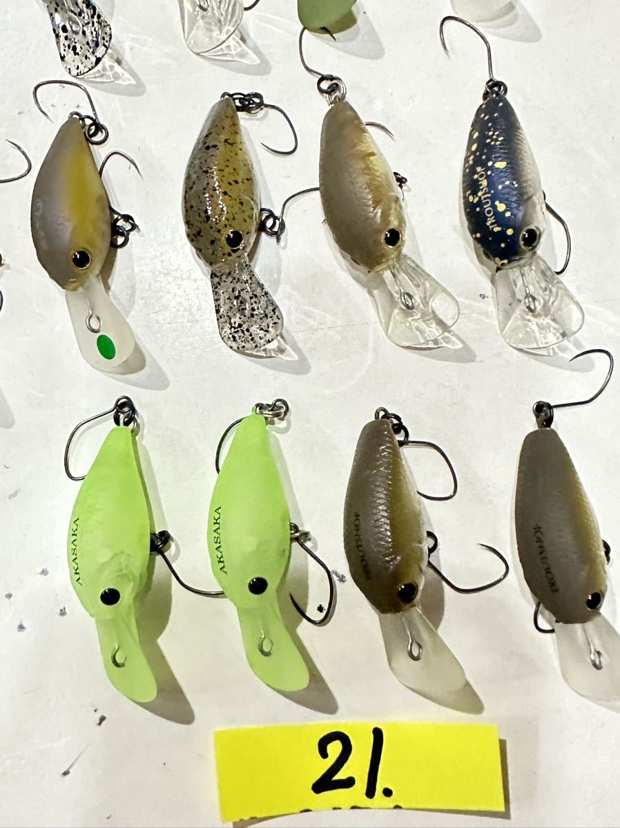 21・1円スタート☆最落なし☆ラッキークラフト ディープクラピー，SFT Lucky Craft DEEP CRA-K PEA オリカラ多数13個セット SFT LUCKY CRAFTラッキークラフトディープクラ・ピー 全19色ラッキークラフト (LUCKY ラッキークラフト(LUCKY