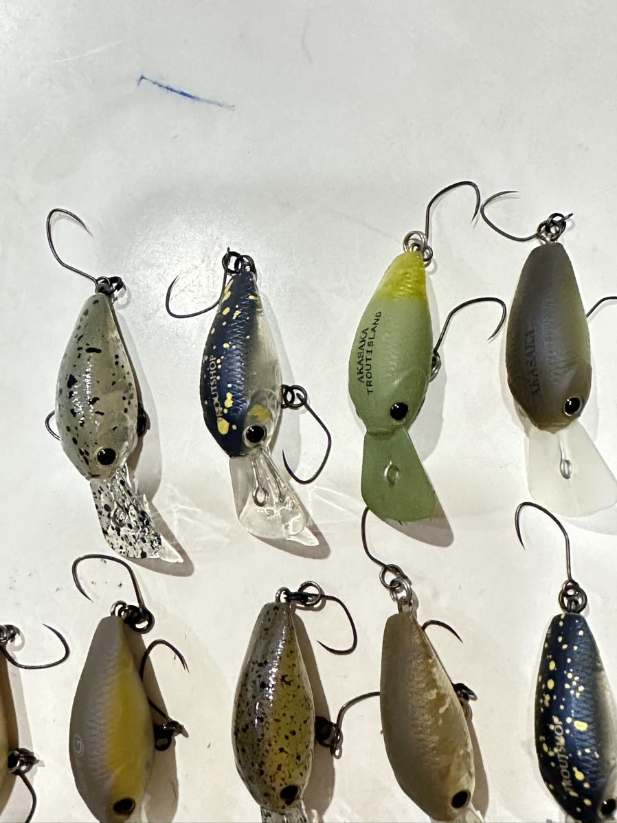 21・1円スタート☆最落なし☆ラッキークラフト ディープクラピー，SFT Lucky Craft DEEP CRA-K PEA オリカラ多数13個セット SFT LUCKY CRAFTラッキークラフトディープクラ・ピー 全19色ラッキークラフト (LUCKY ラッキークラフト(LUCKY